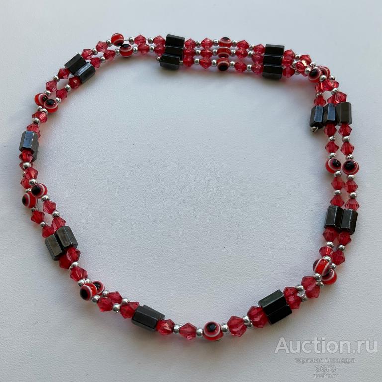 💟 Бусы браслет ожерелье магниты магнитные, женское украшение на шею. Бижутерия.