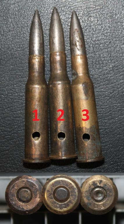 Макет 7,62х54R, Финляндия, винтовка Мосина, маркировка VPT33 пуля S08/22. Сверло