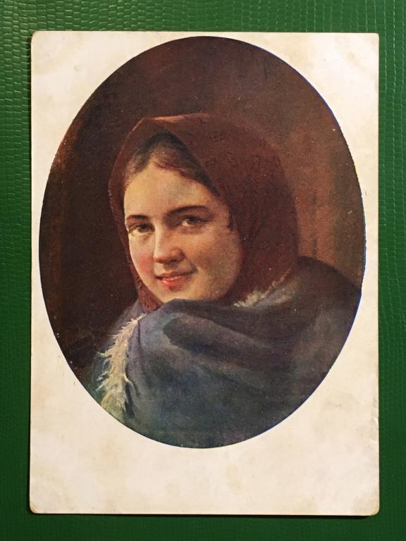 Н.Е. Рачков. Голова девушки.