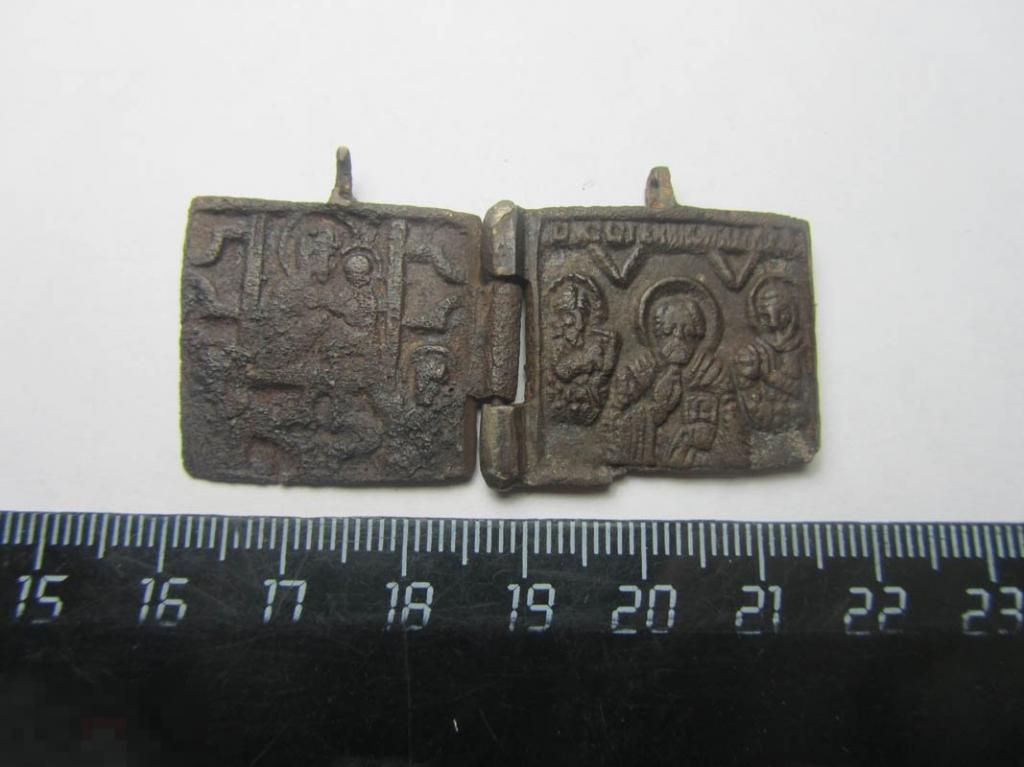 Солдатский складень 19 век