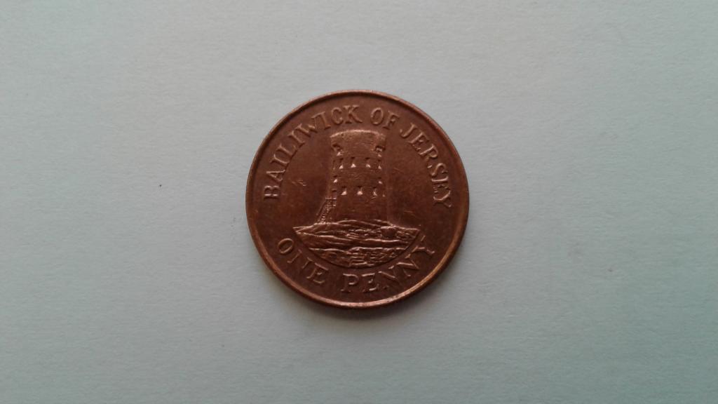 Джерси - коронное владение британской короны.  1 пенни 2006 г.