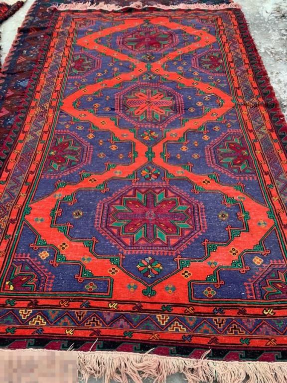 Старинный восточный ковер. Дагестанский сумах (килим). Кавказский ковер. 315 х 195 см