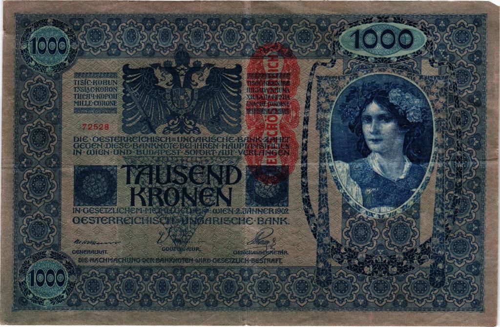 1000 крон 1902 года Австро-Венгрия