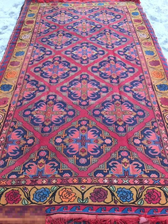 Старинный восточный ковер. Дагестанский сумах (килим). Кавказский ковер 335 х 205 см