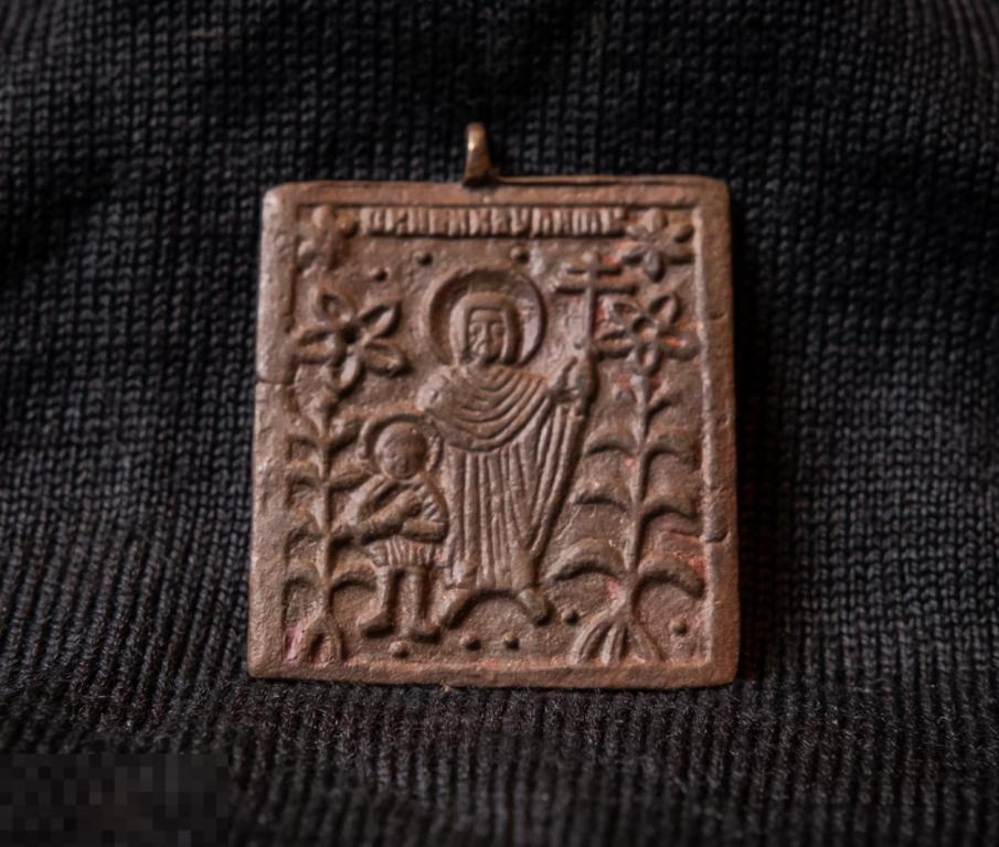 Красивая иконка Кирик и Иулита 18-19 век Состояние!