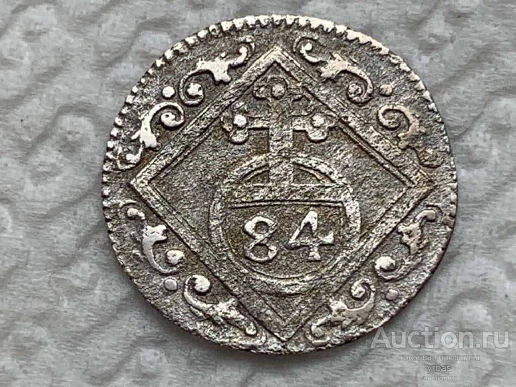 Вюрцбург 1/84 гульдена 1794 г серебро