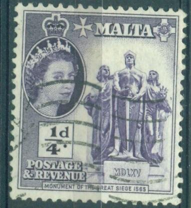Мальта 1965 г. стандарт Монумент покорителям гашеная