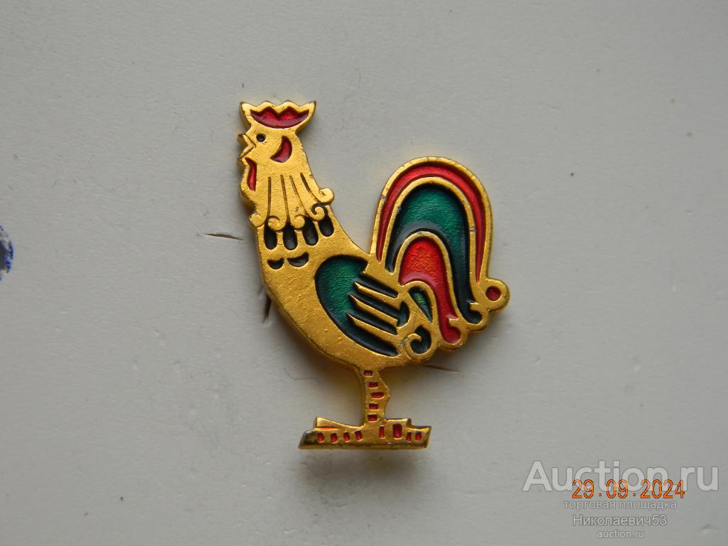 Детский значок Петушок