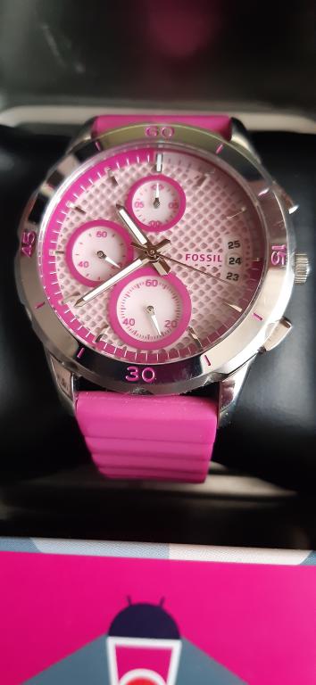 ОТЛИЧНЫЕ ЖЕНСКИЕ ЧАСЫ FOSSIL ES-4220 С ХРОНОГРАФОМ.СПОРТ.
