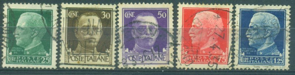 Италия 1929 г. стандарт часть серии Король Виктор-Эммануил  гашеная