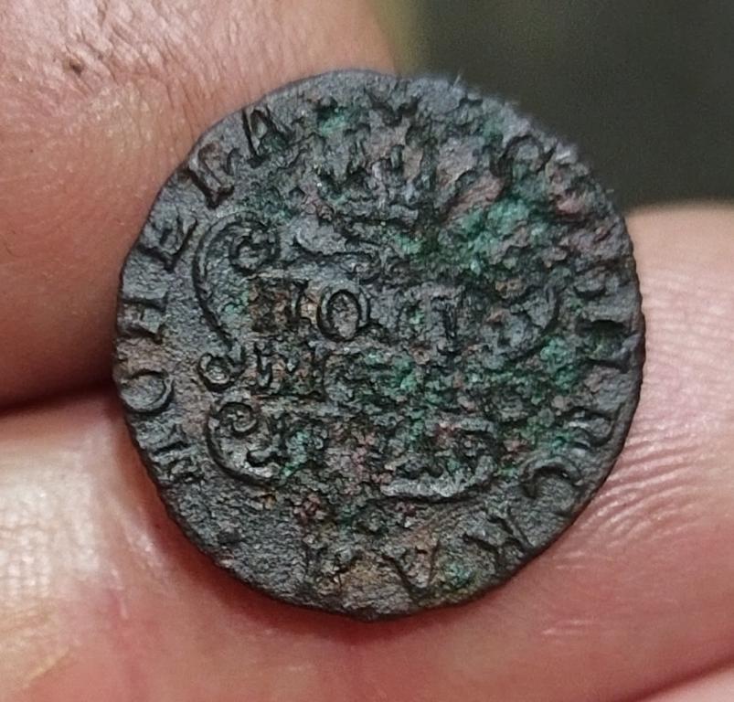 Полушка 1771 КМ Сибирь. Отличное  состояние .