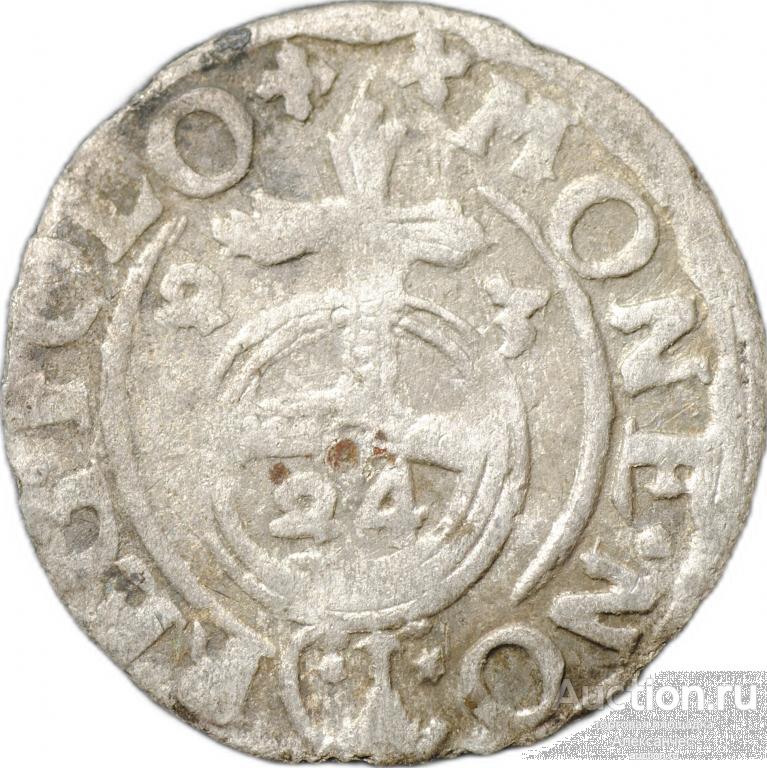 Монета 1 полторак (1,5 гроша) 1623 Сигизмунд III Ваза Польша