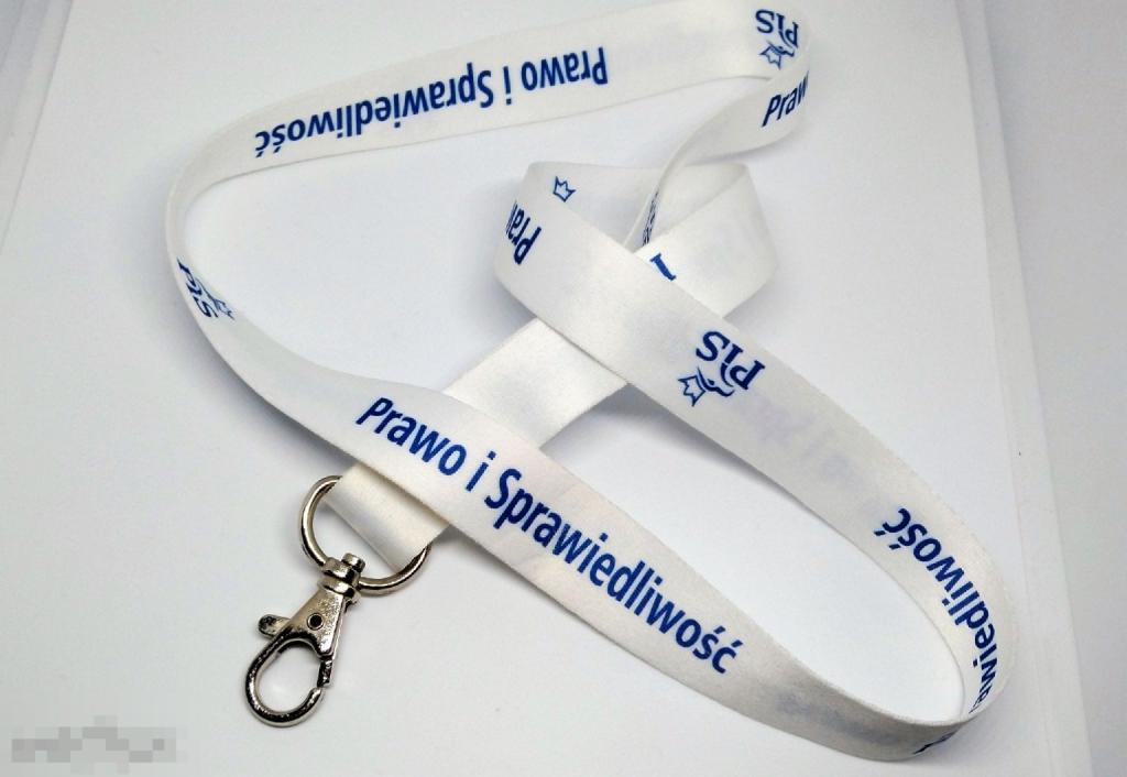 Ланъярд Лента для бейджа - Prawo i Sprawiedliwość - Polish Political Party