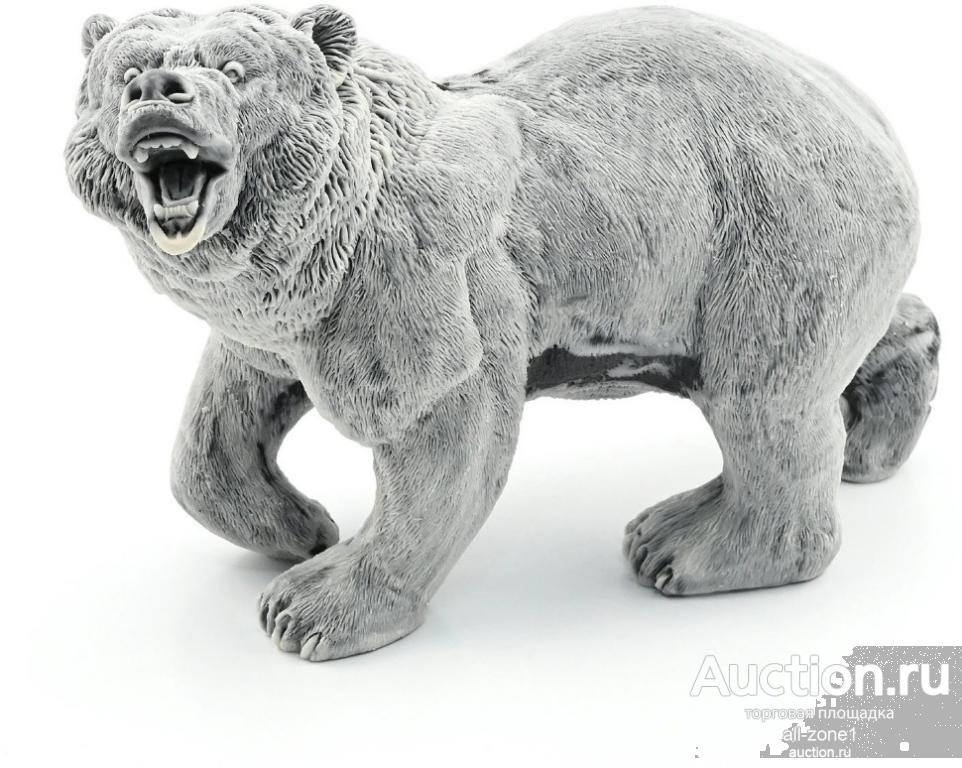 Скульптура из мрамолита БУРЫЙ МЕДВЕДЬ AZRK-1330667