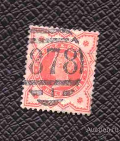 Великобритания   Англия   гашеная   1887  год   №    4101