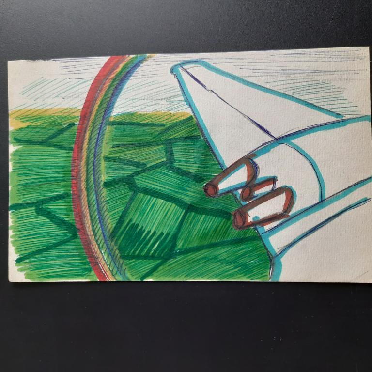 Дувидов В.А. (1932-2000)  Из иллюминатора