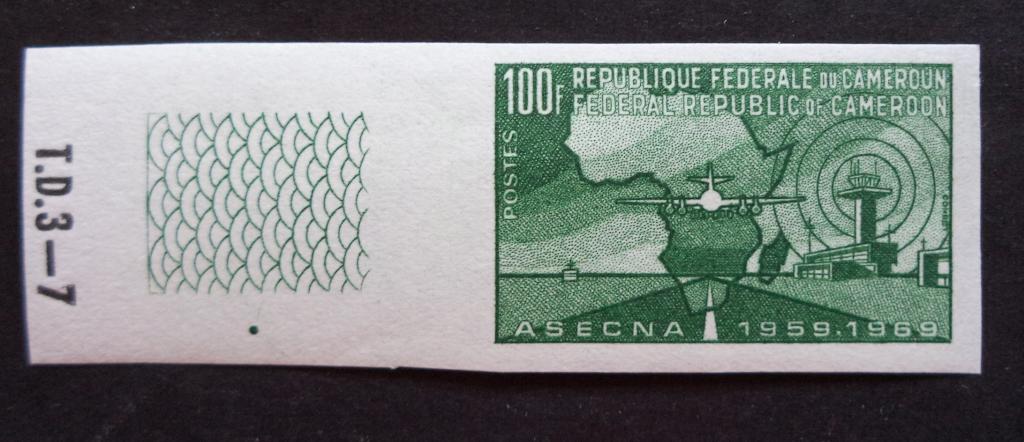 Камерун 1969 г.  Агентство по безопасности воздушной навигации . Самолет б/з **   л.26