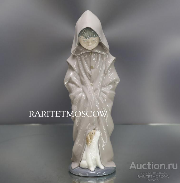 Мальчикс собакой статуэтка фарфор NAO Испания 82г Lladro 14