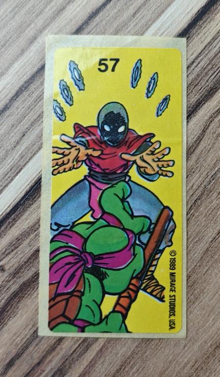 Наклейка Teenage Mutant Hero Turtles Черепашки ниндзя Dunkin № 57