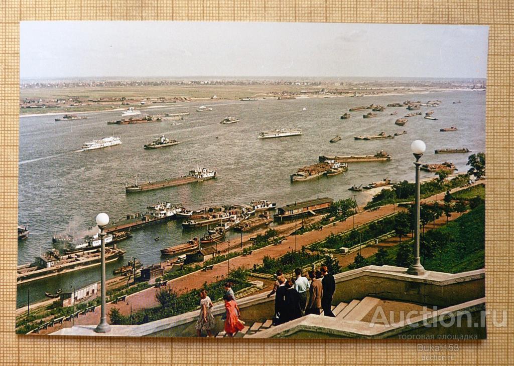Пароходы у Нижнего Новгорода. 1950-е годы, фото копия (200)