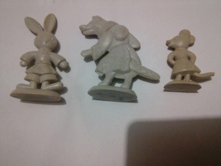 Игрушка.Фигурка.Набор.Теремок.ФХИ.Колкий пластик.СССР