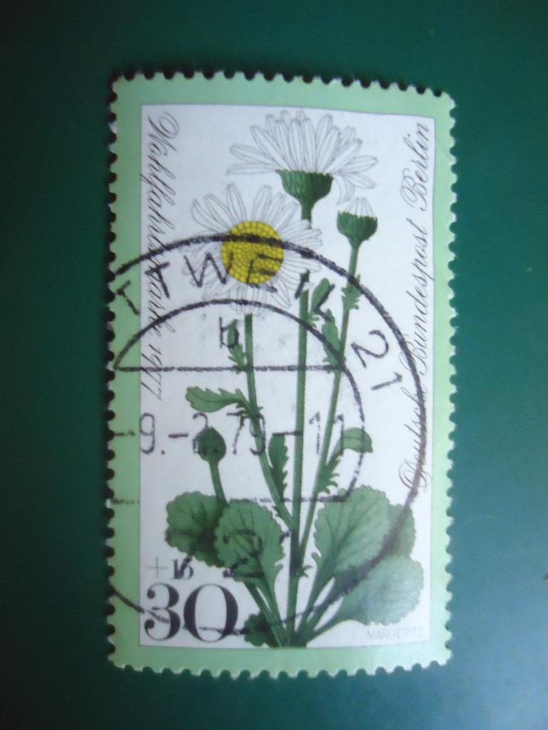 1977 г.  ФРГ  Берлин  гаш. без клея.