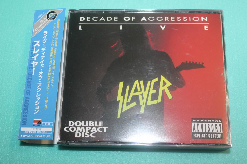 Slayer / Decade Of Aggression Live 95 / Japan 2CD Jewel BOX