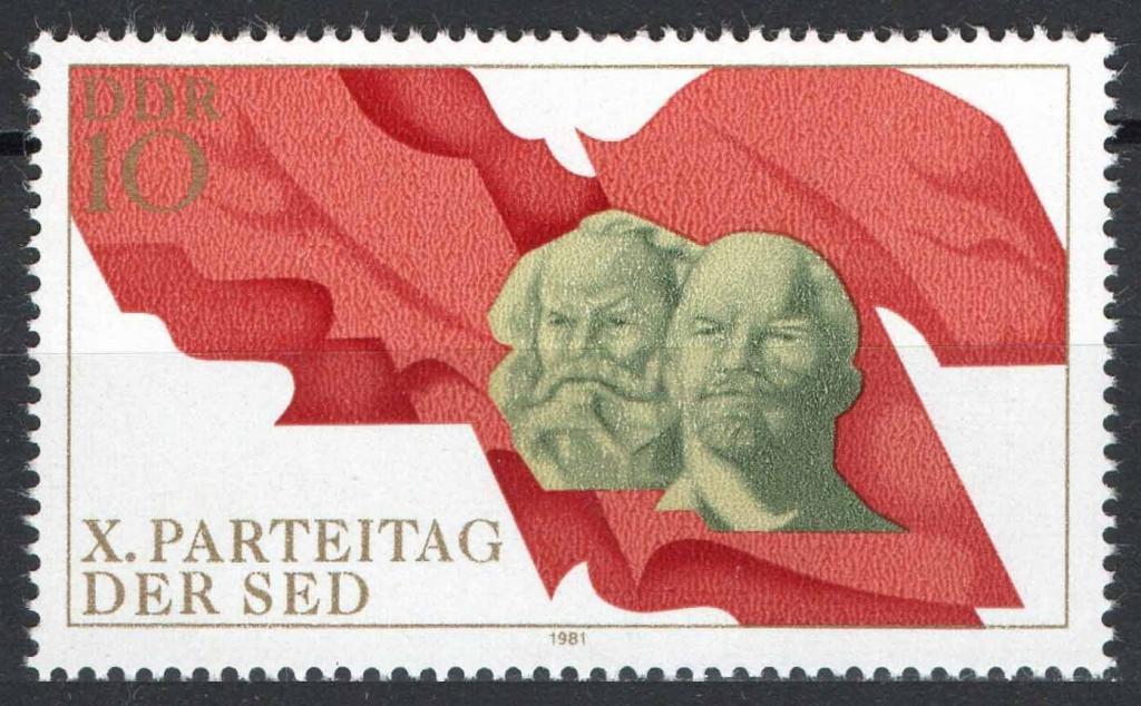 ГДР, 1981, Деятели, Политики, Ленин, Маркс