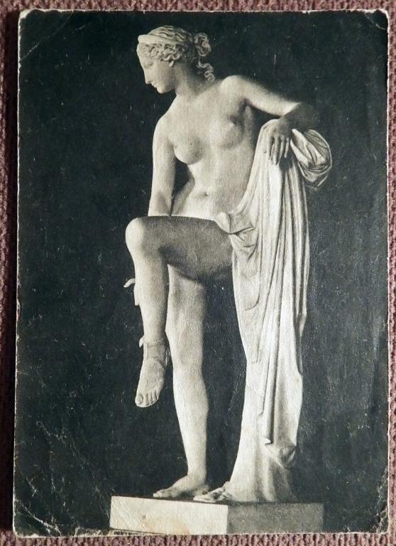 Открытка. И. Витали. Венера. Скульптура. Русский музей. 1949 год
