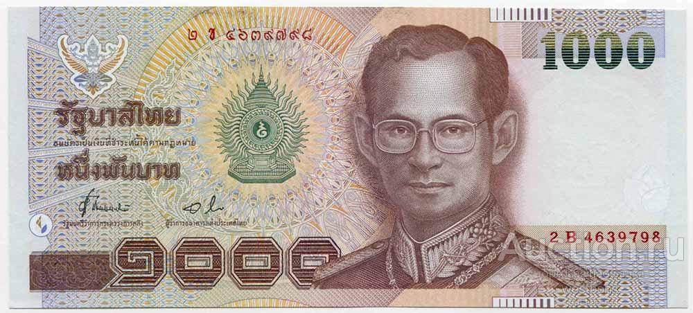 Таиланд 1000 бат 2000 г. KM 108(1) aUNC