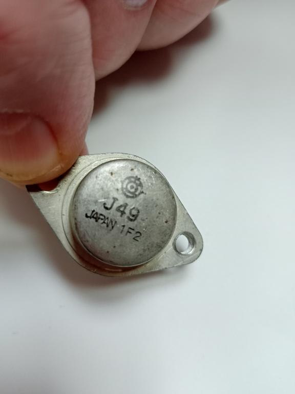 СИЛОВОЙ    МОЩНЫЙ  ПОЛЕВОЙ   ТРАНЗИСТОР  2SJ49   HITACHI