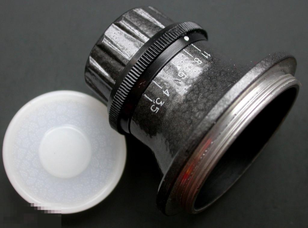 СССР. Объектив И50У-3.5/50 от фотоувеличителя. Подходит для макросъемки. Резьба - 39.