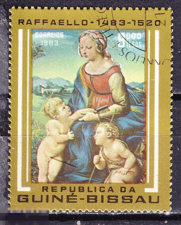 Гвинея - Бисау 1983 живопись Рафаэль