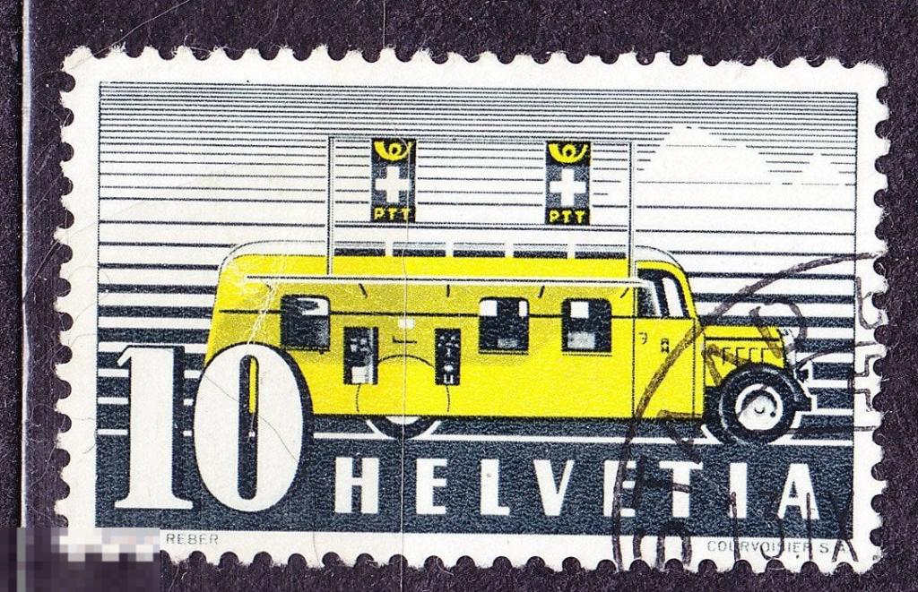 Швейцария  1927 Транспорт автомобиль машина