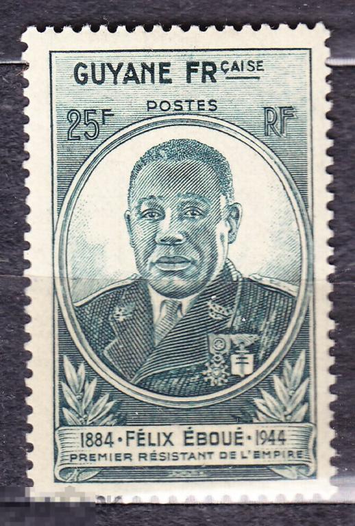 Французские колонии Гвиана  1947 персоналии