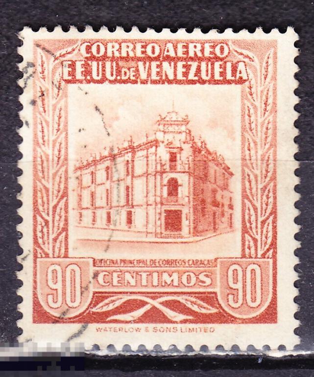 Венесуэла 1953 Архитектура почта почтамт