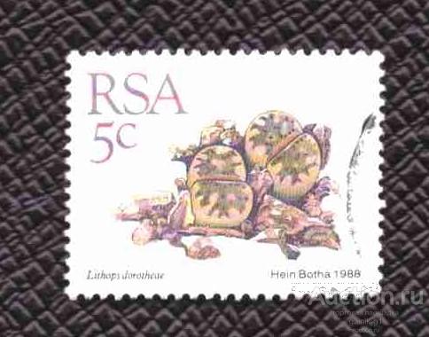 ЮАР    гашеная  1988  год   флора  №  4250