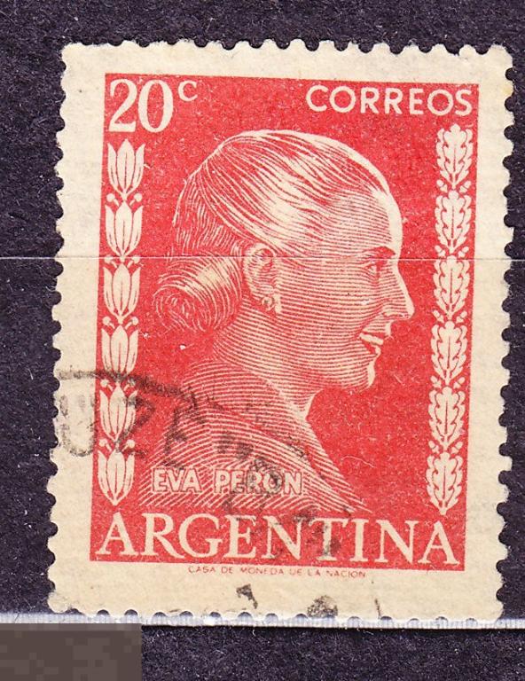 Аргентина 1952 Персоналии Эва Перон