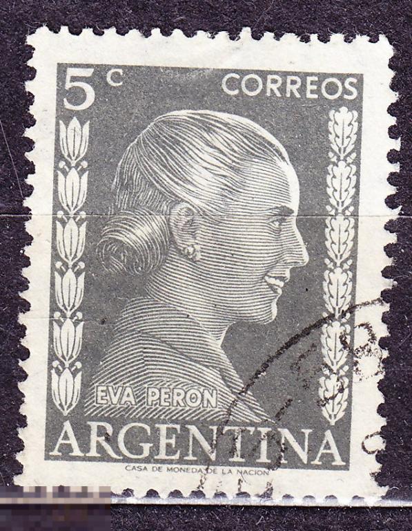 Аргентина 1952 Персоналии Эва Перон