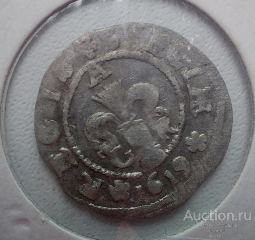 Швеция 1 эре 1619 Густав II Адольф  серебро