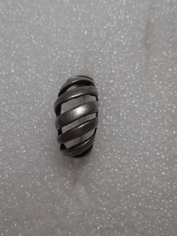 КОЛЬЦО КОСИЧКА СЕРЕБРО 925 ПРОБА