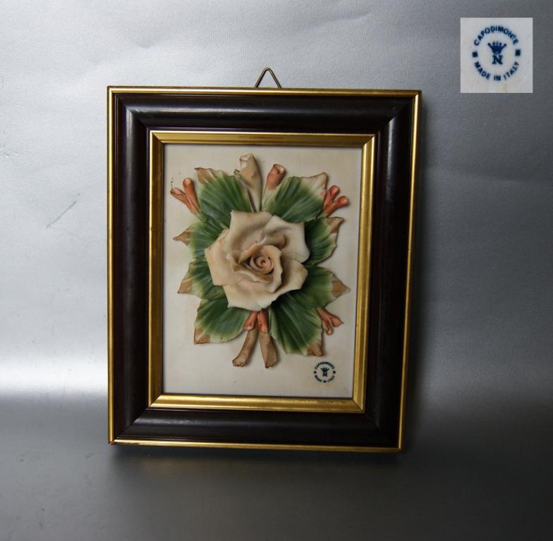 фарфоровые цветы Capodimonte Италия