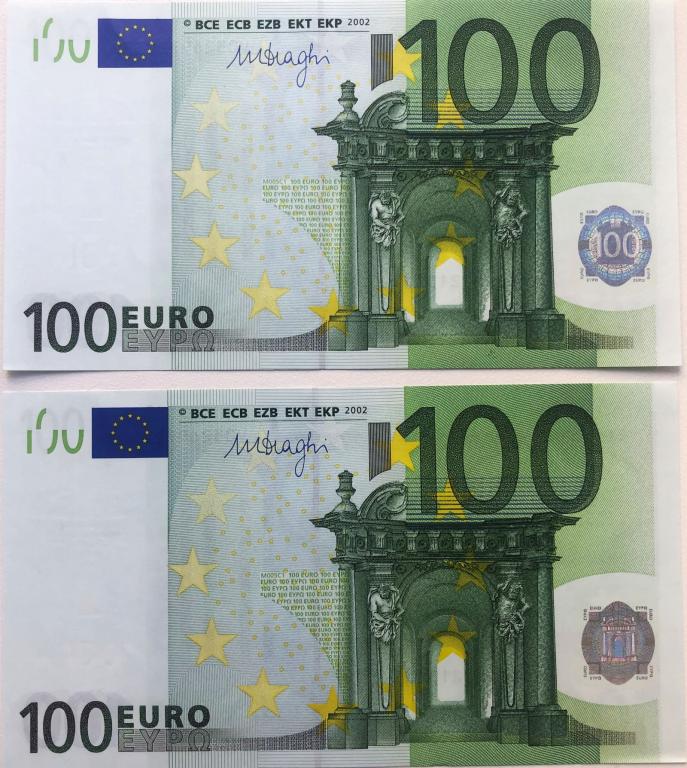 Испания. 100 евро 2022 год UNC