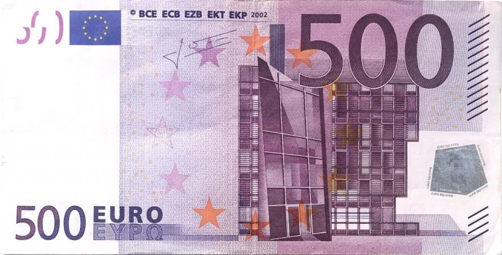 Германия 500 евро 2002 год
