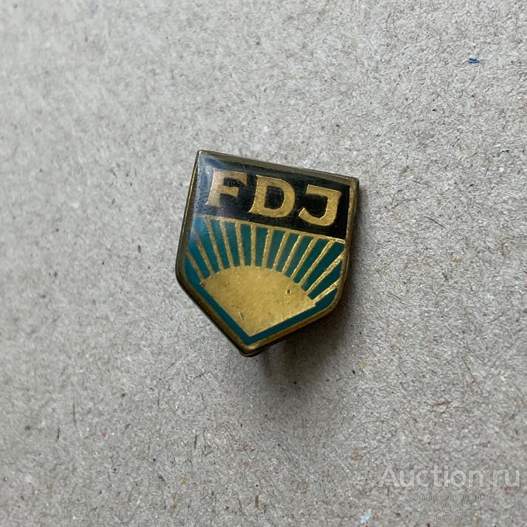💟 Знак Значок 💟 Членский значок FDJ комсомол ГДР