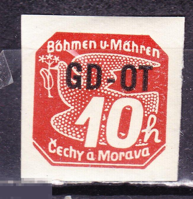 Германия Богемия Моравия Чехия рейх оккупация надпечатка 1939