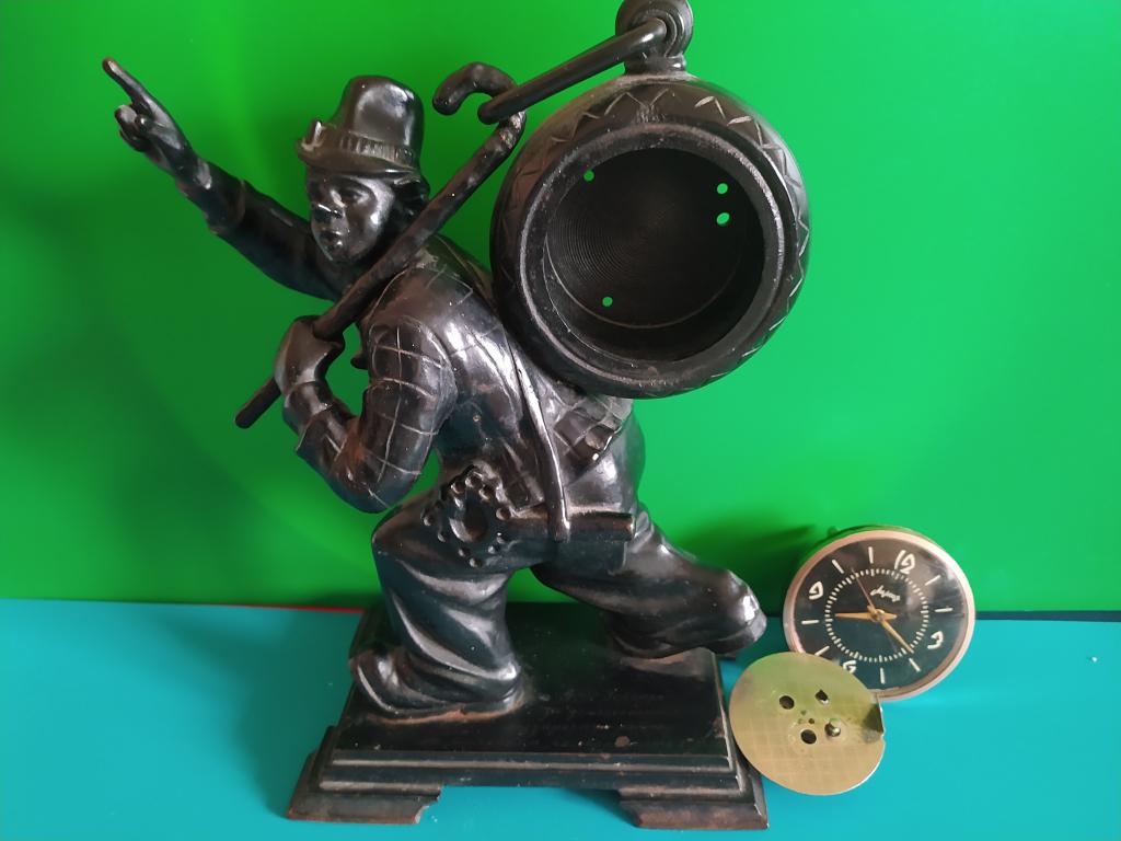 Касли, чугун, литье, Клоун ,Хранитель времени, подчасник, 1967г.