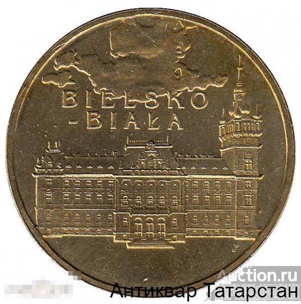 (2635) 2 злотых 2008 Бельско-Бяла Мешковые
