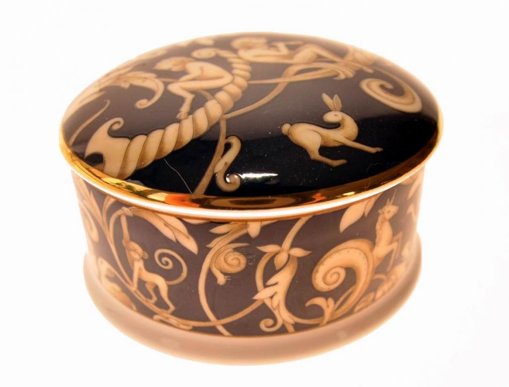 Винтажная шкатулка Wedgwood  из английского фарфора