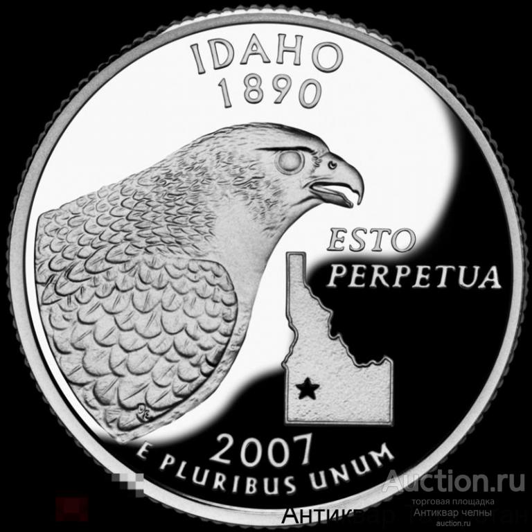 (1457) 2007 25 центов штат Айдахо (Idaho)